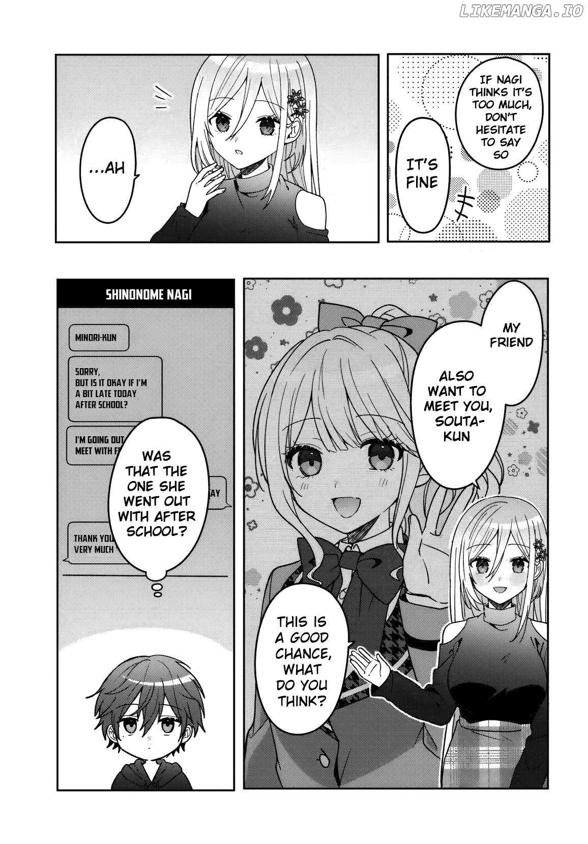 After helping “Ice Princess” from another school, I decided to start as a friend Chapter 10 page 18 - 
