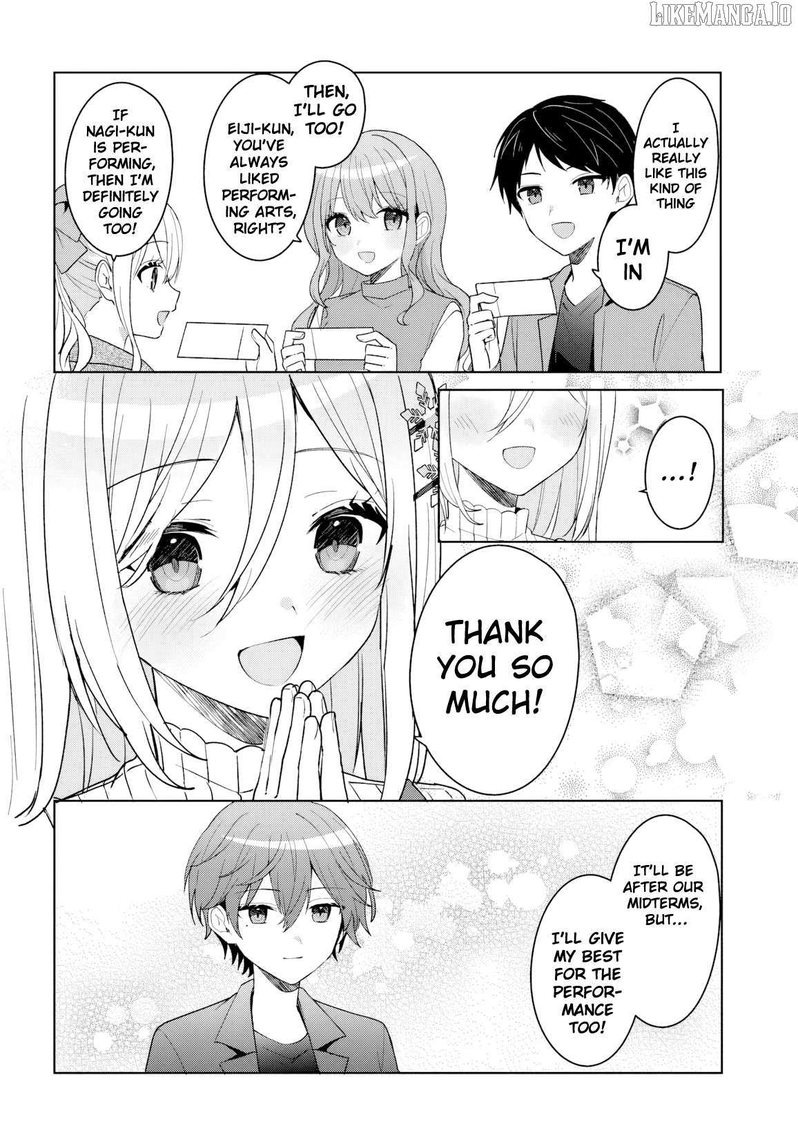 After helping “Ice Princess” from another school, I decided to start as a friend Chapter 11.2 page 12 - 
