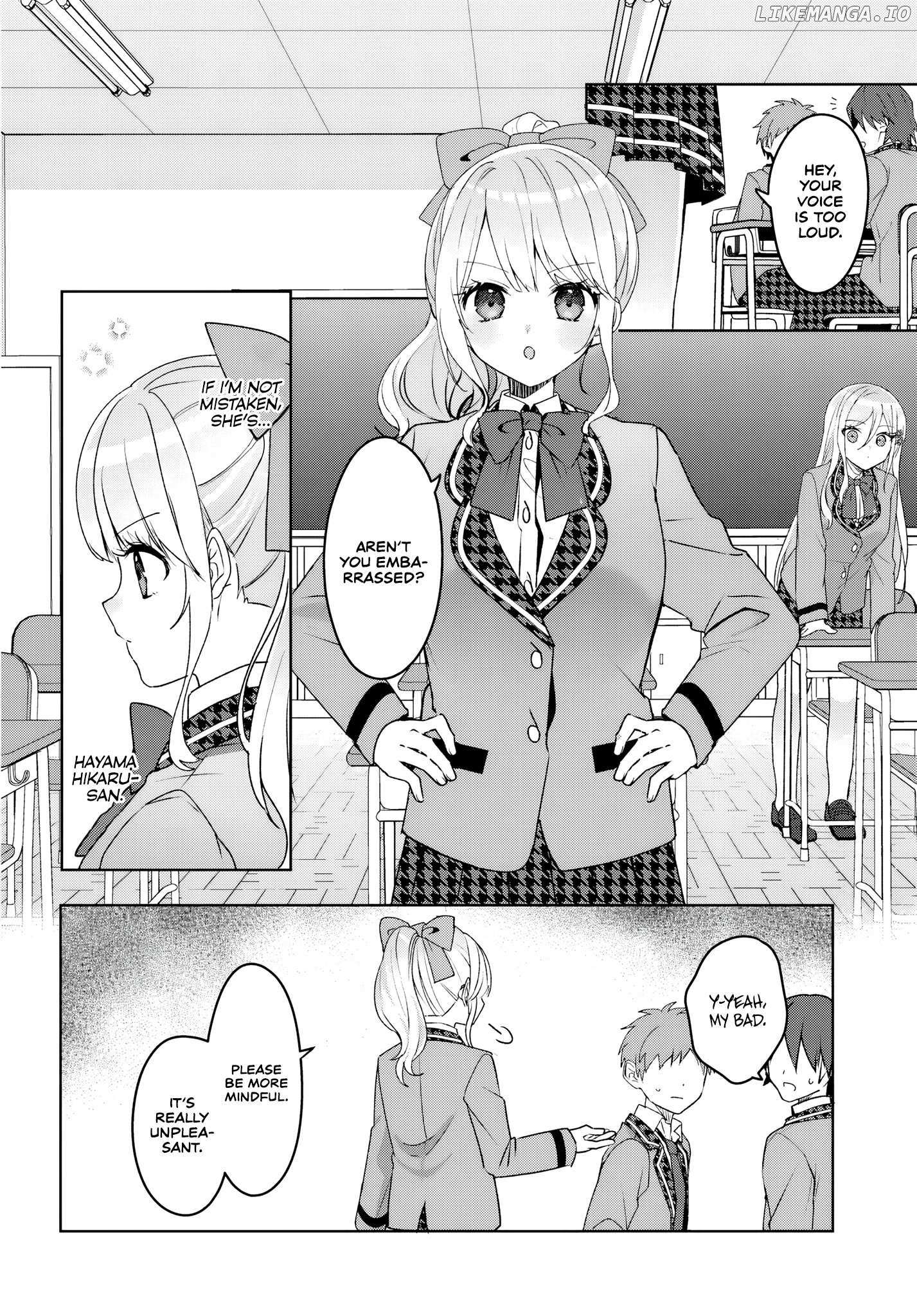 After helping “Ice Princess” from another school, I decided to start as a friend Chapter 2.2 page 3 - 