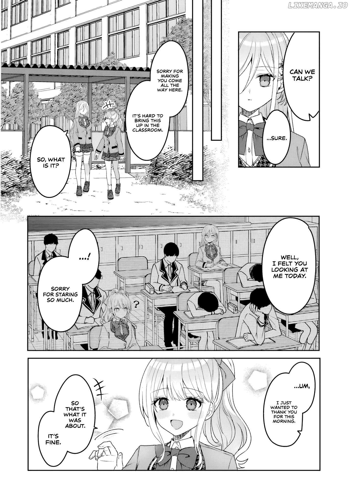 After helping “Ice Princess” from another school, I decided to start as a friend Chapter 2.2 page 5 - 
