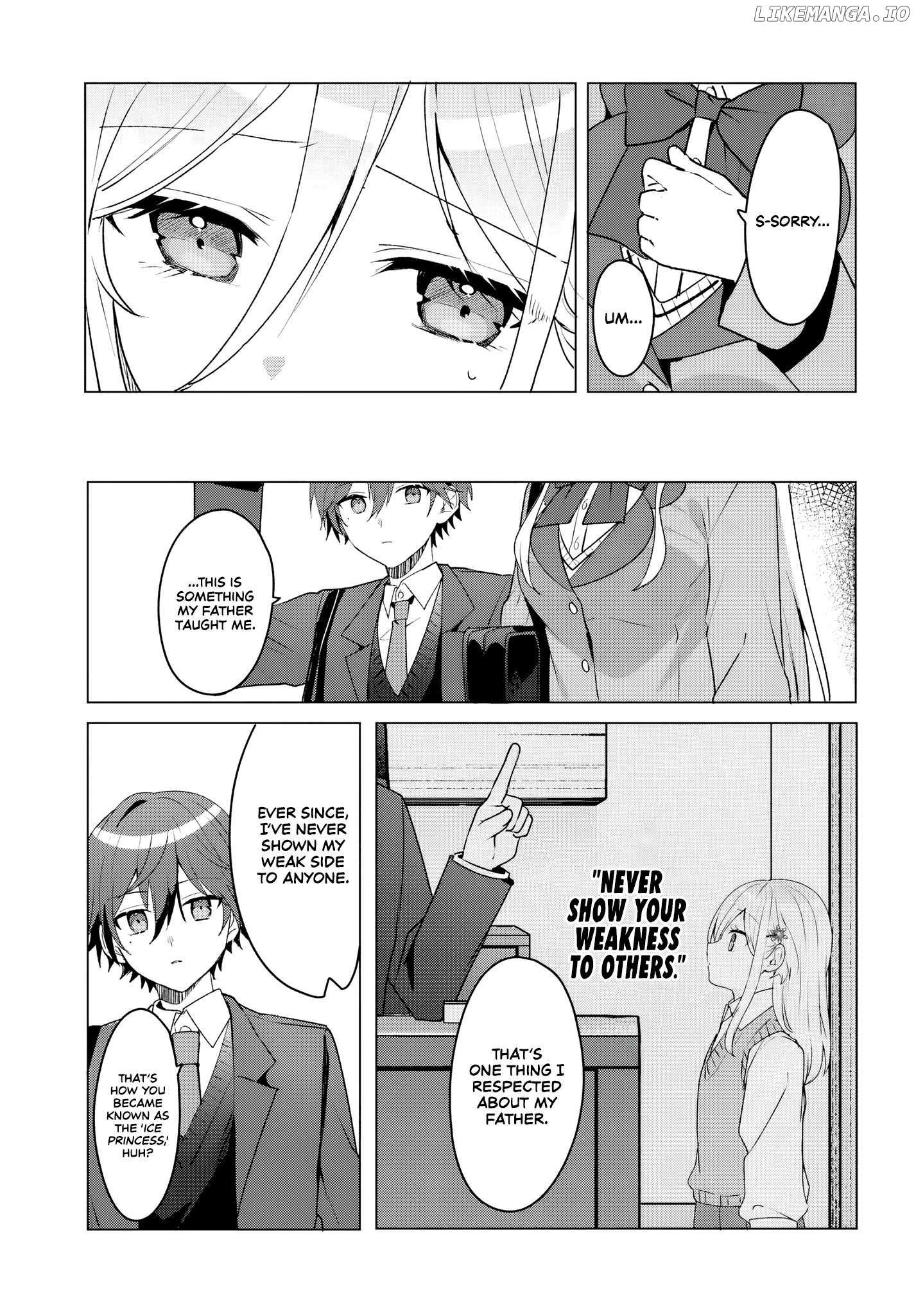 After helping “Ice Princess” from another school, I decided to start as a friend Chapter 3.2 page 8 - 