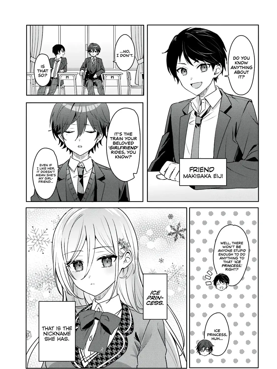 After Helping the "Ice Princess" from Another School, I Decided to Start as a Friend. Chapter 1 page 21 - 