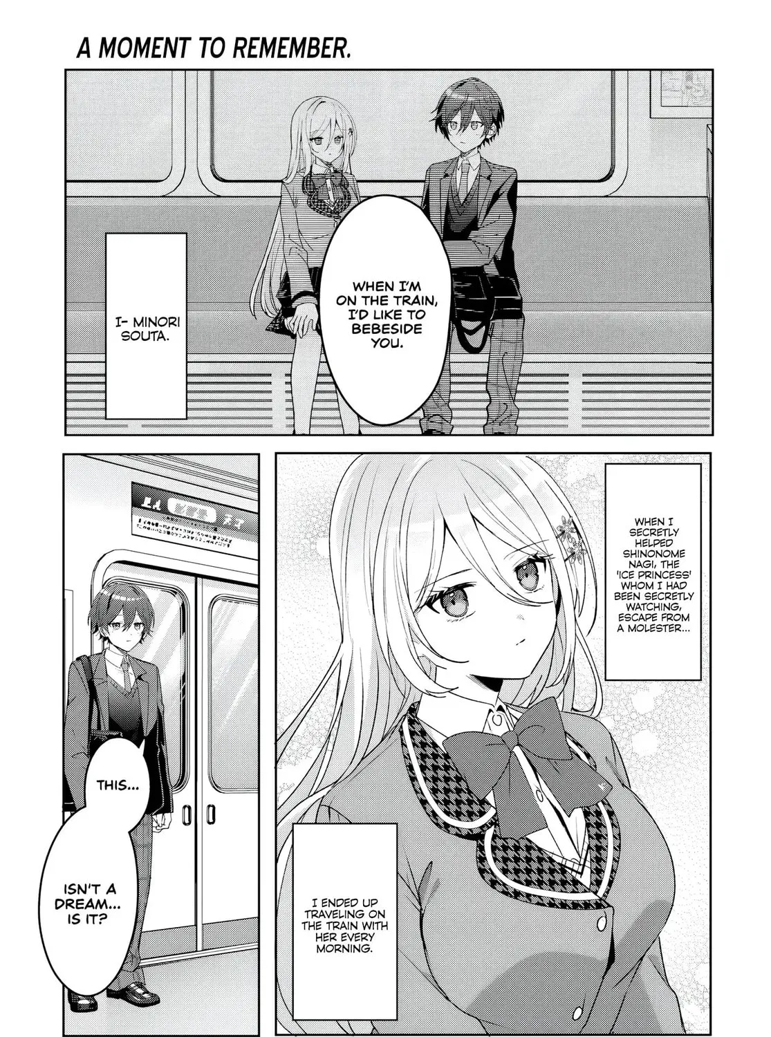 After Helping the "Ice Princess" from Another School, I Decided to Start as a Friend. Chapter 2 page 1 - 
