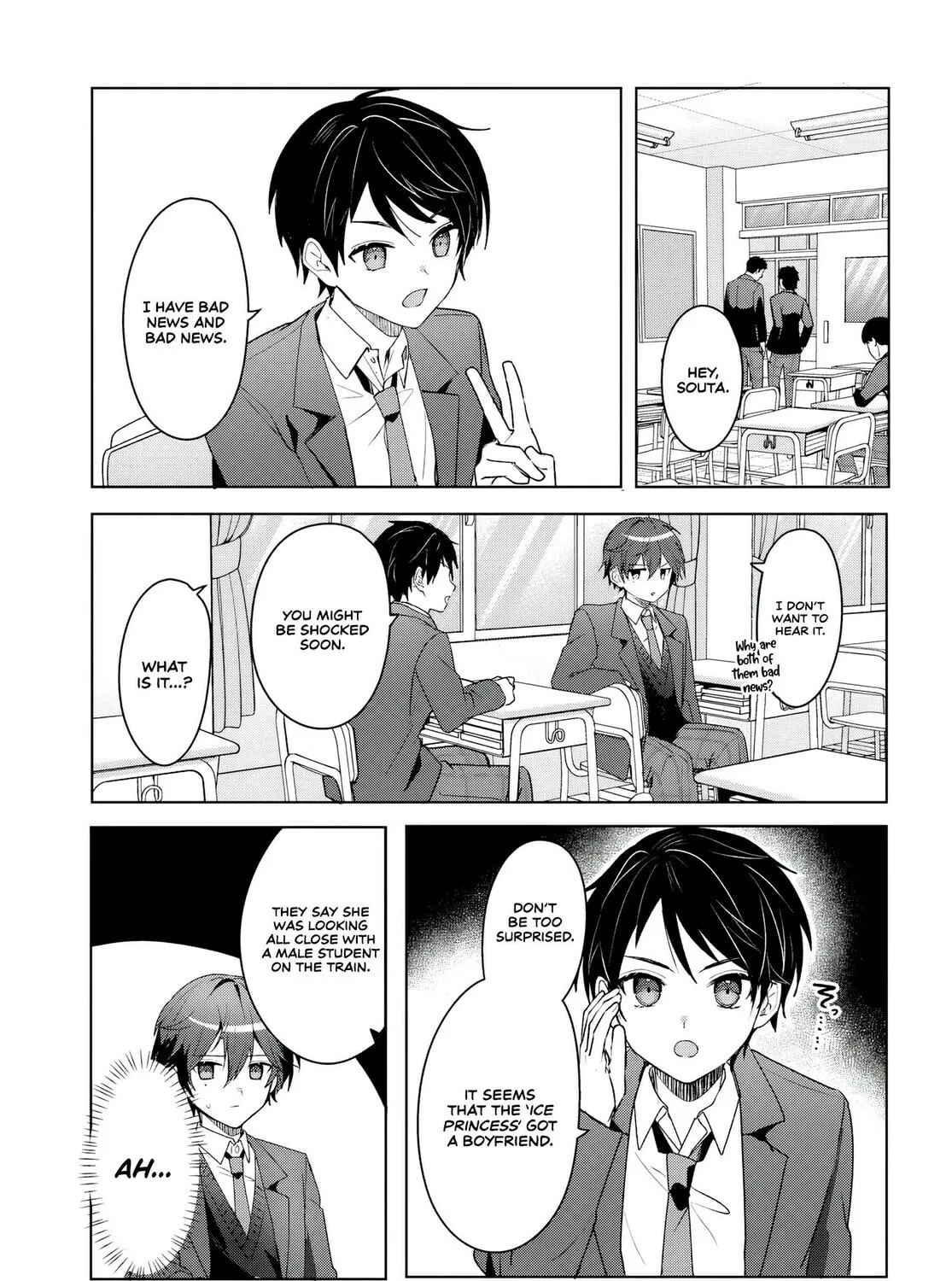 After Helping the "Ice Princess" from Another School, I Decided to Start as a Friend. Chapter 4.1 page 1 - 
