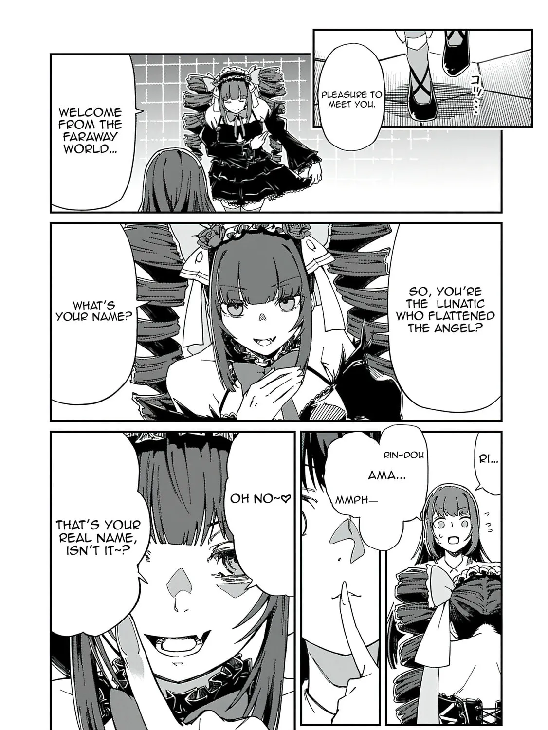 After I Knocked Down a Guide Angel, I Became a Necromancer ~A Supremely Cute Gothic Lolita Evil God is so Terrific!~ Chapter 1.1 page 13 - 