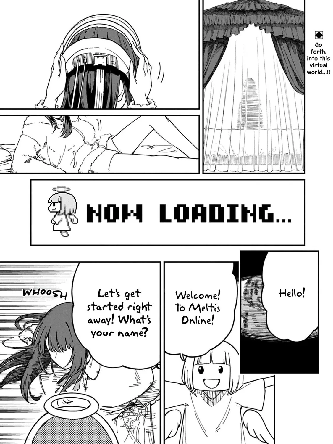 After I Knocked Down a Guide Angel, I Became a Necromancer ~A Supremely Cute Gothic Lolita Evil God is so Terrific!~ Chapter 1 page 1 - 