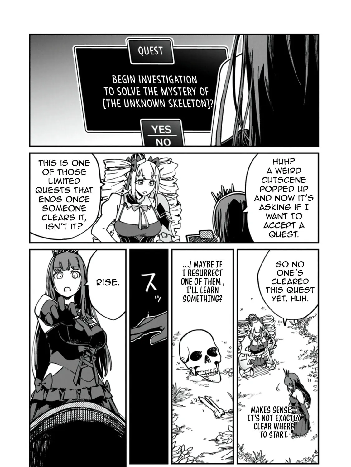 After I Knocked Down a Guide Angel, I Became a Necromancer ~A Supremely Cute Gothic Lolita Evil God is so Terrific!~ Chapter 3.2 page 3 - 