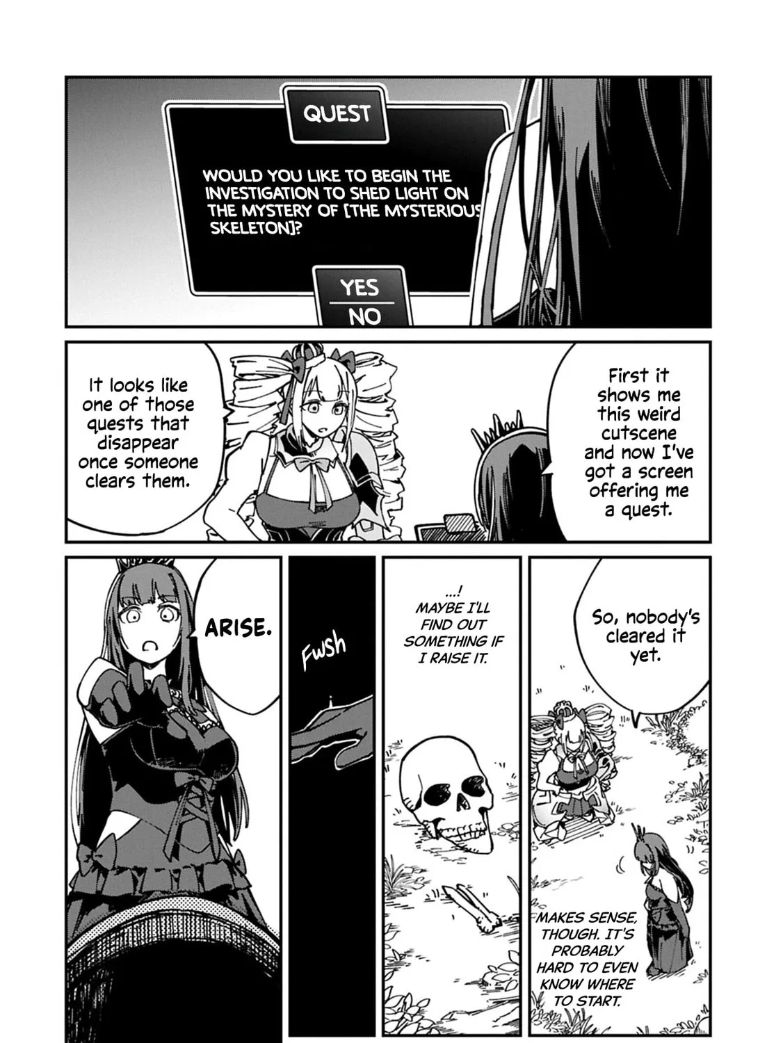 After I Knocked Down a Guide Angel, I Became a Necromancer ~A Supremely Cute Gothic Lolita Evil God is so Terrific!~ Chapter 3 page 43 - 