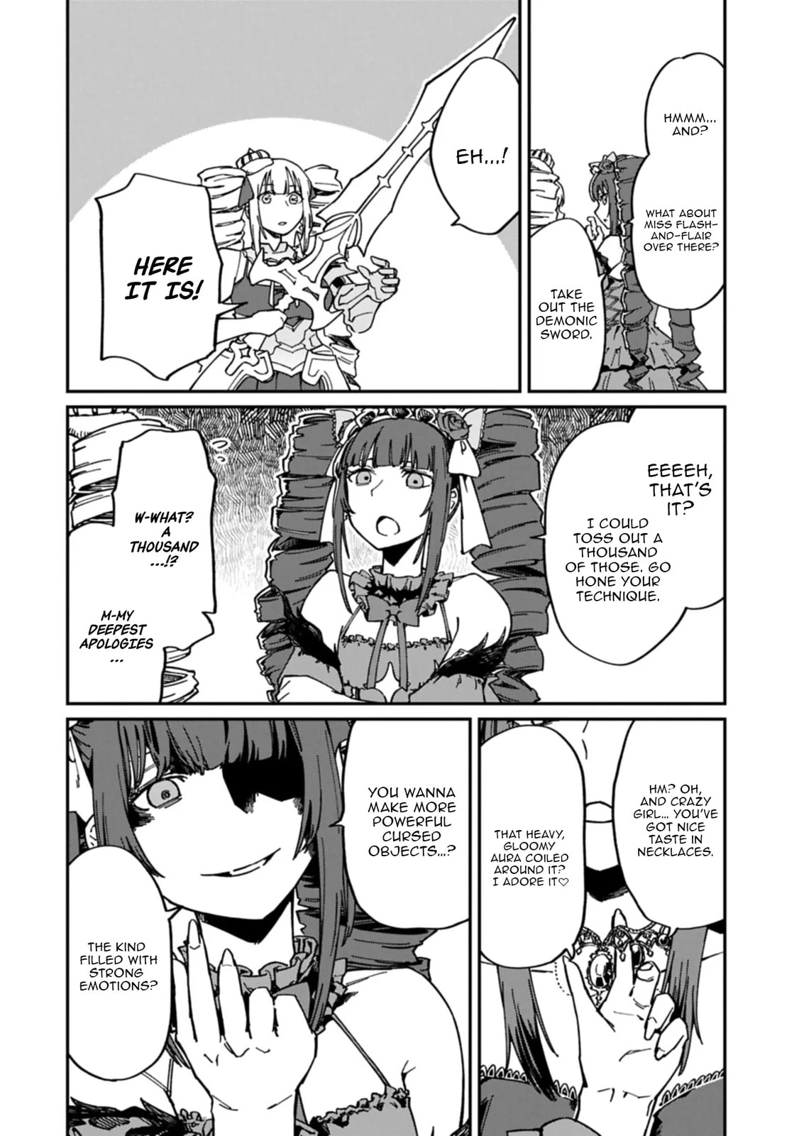 After I Knocked Down a Guide Angel, I Became a Necromancer ~A Supremely Cute Gothic Lolita Evil God is so Terrific!~ Chapter 6.1 page 12 - 