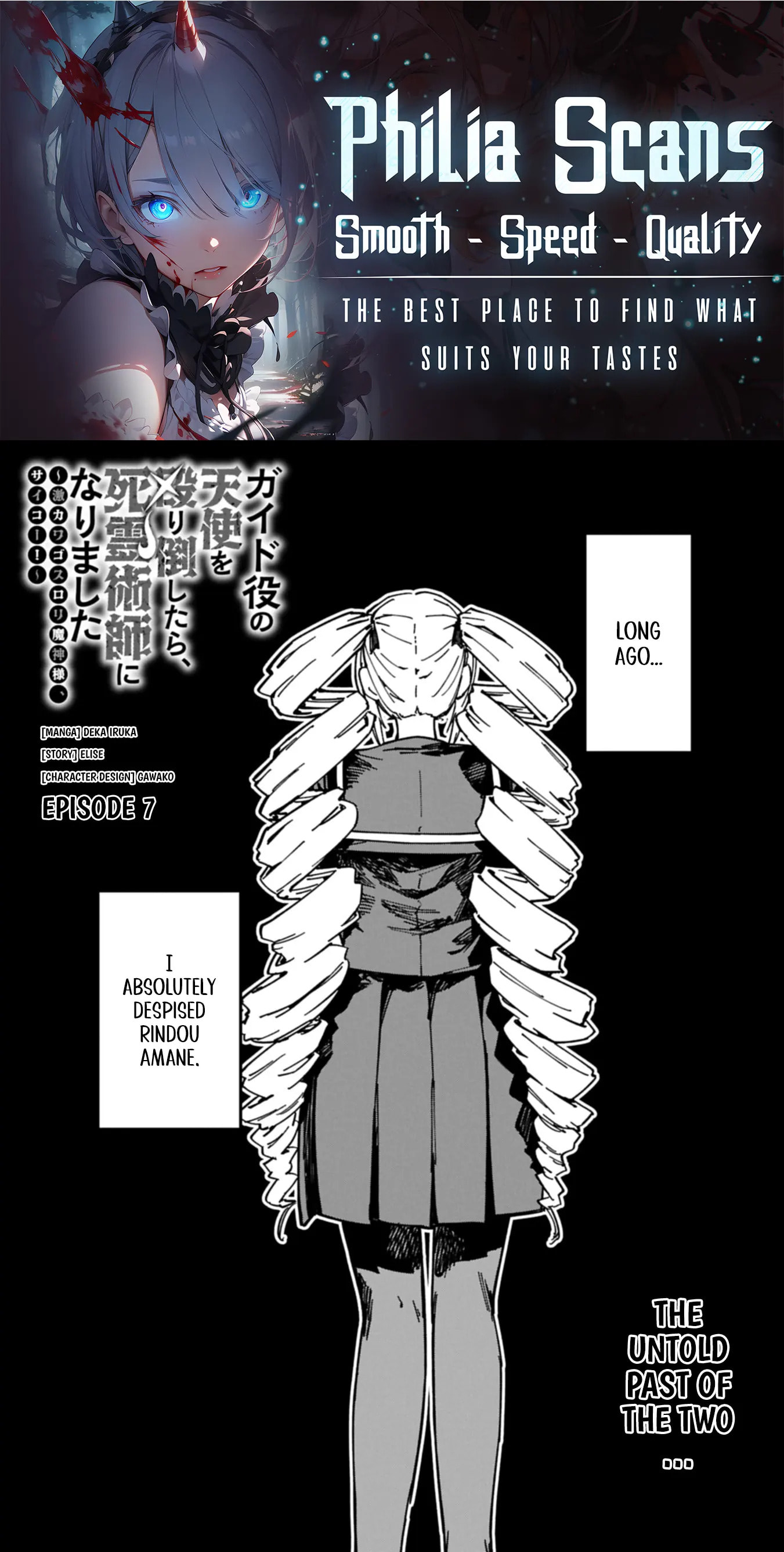After I Knocked Down a Guide Angel, I Became a Necromancer ~A Supremely Cute Gothic Lolita Evil God is so Terrific!~ Chapter 7.1 page 1 - 