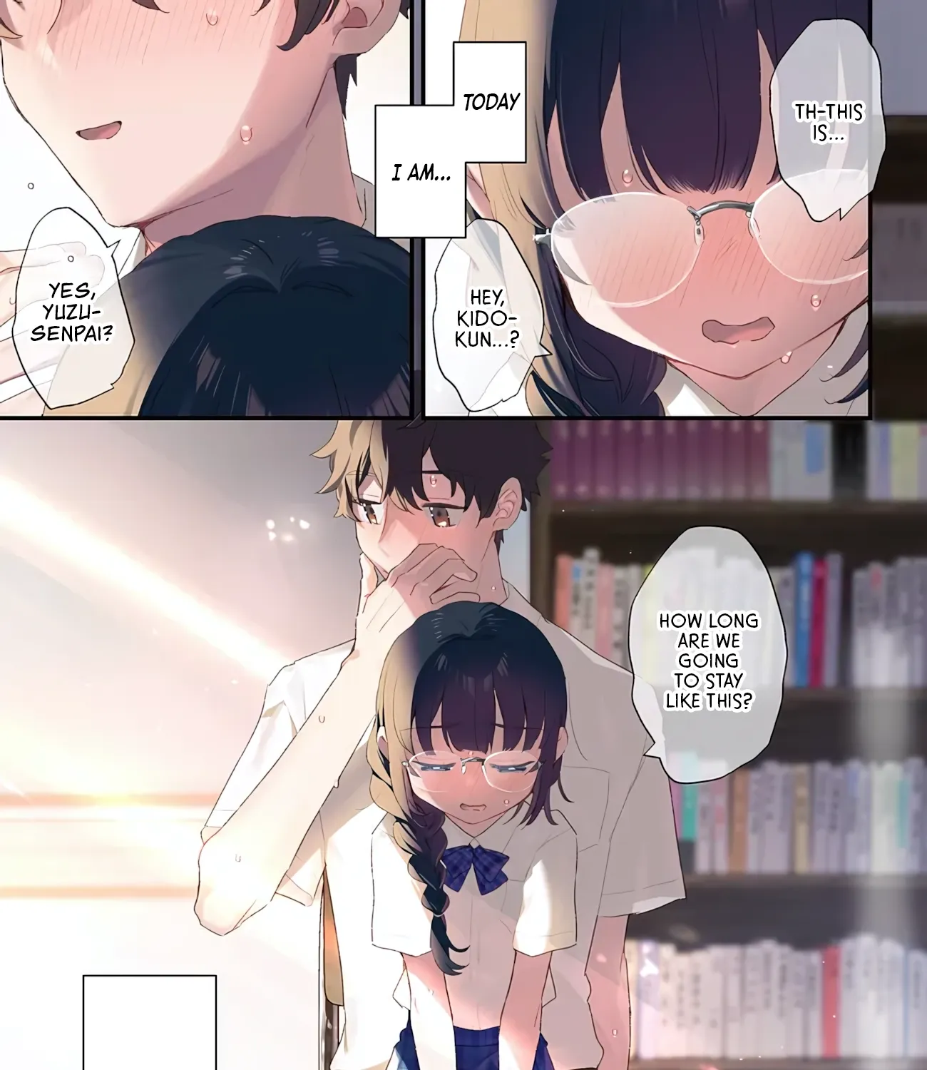 After I Let The Small And Cute Intellectual Senior Of The Literature Club Sit On My Lap, She Started Sitting There Every Day Chapter 1 page 1 - 