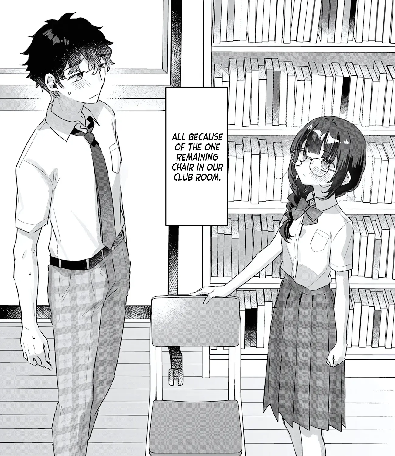 After I Let The Small And Cute Intellectual Senior Of The Literature Club Sit On My Lap, She Started Sitting There Every Day Chapter 1 page 15 - 