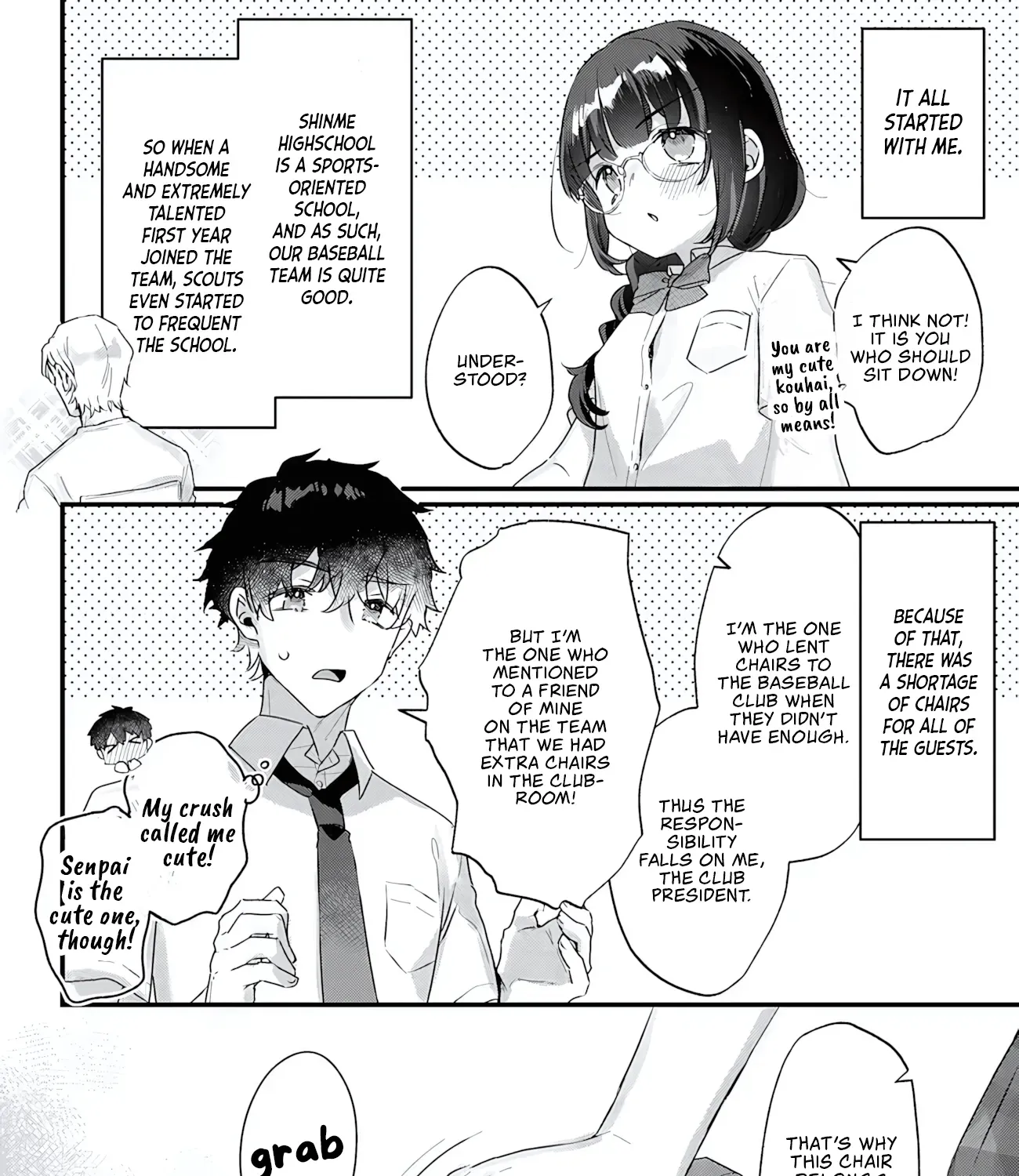 After I Let The Small And Cute Intellectual Senior Of The Literature Club Sit On My Lap, She Started Sitting There Every Day Chapter 1 page 19 - 