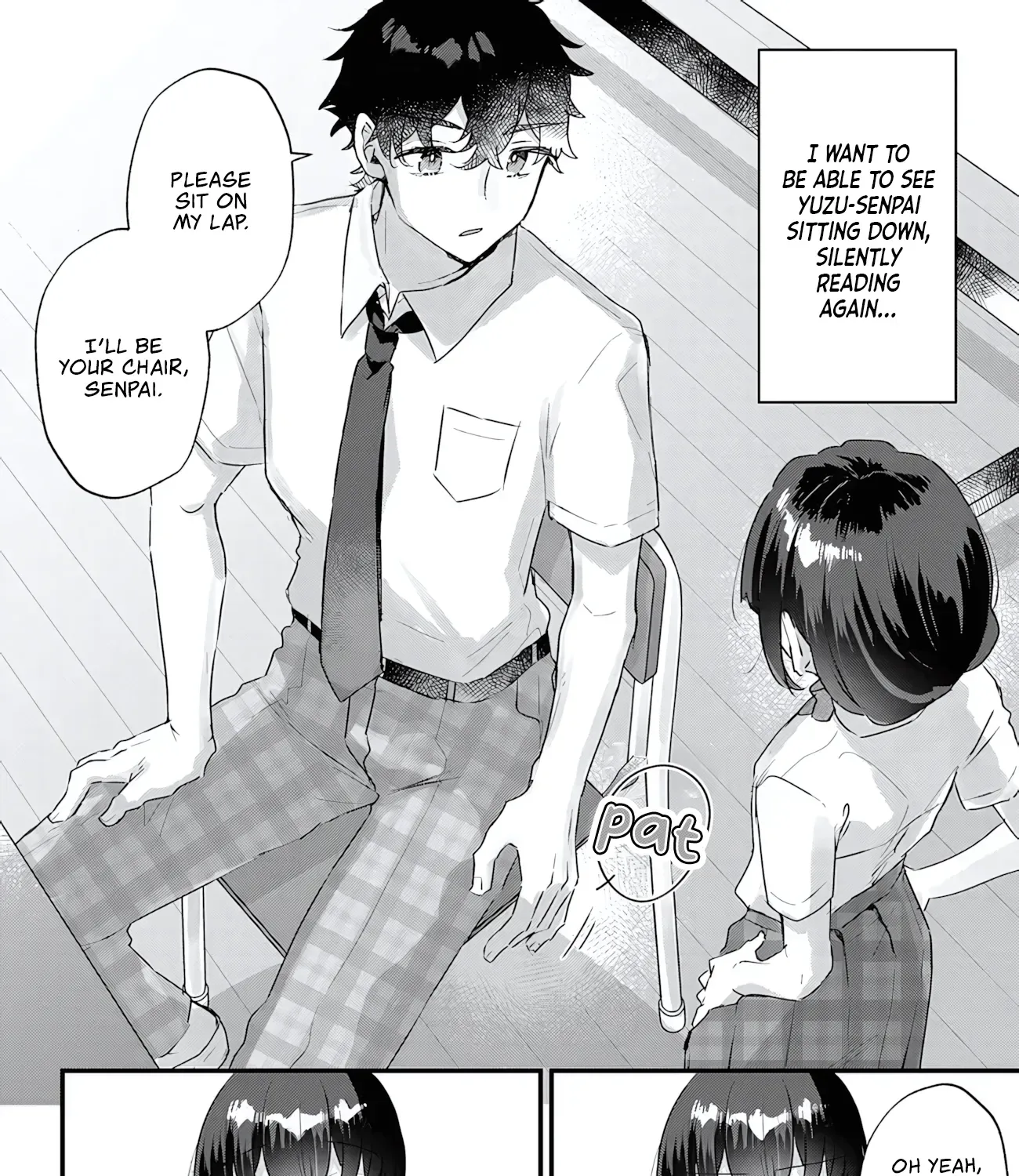 After I Let The Small And Cute Intellectual Senior Of The Literature Club Sit On My Lap, She Started Sitting There Every Day Chapter 1 page 23 - 