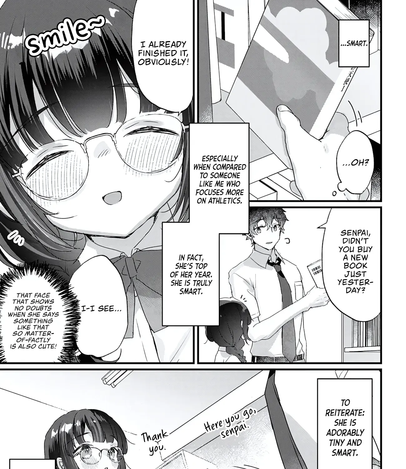 After I Let The Small And Cute Intellectual Senior Of The Literature Club Sit On My Lap, She Started Sitting There Every Day Chapter 1 page 9 - 