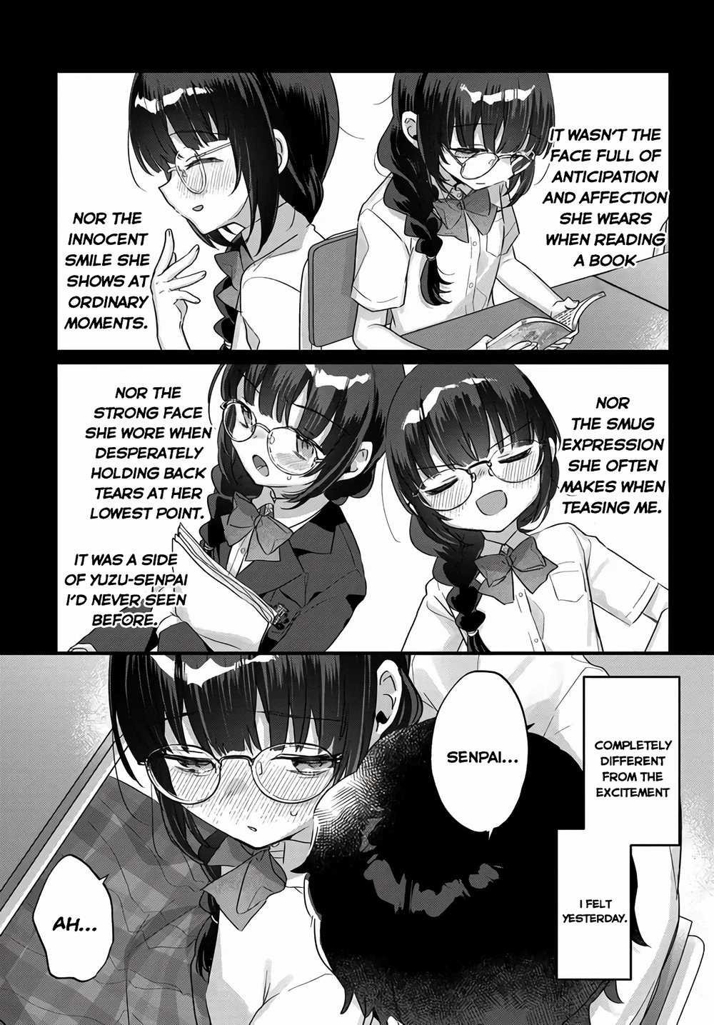 After I Let The Small And Cute Intellectual Senior Of The Literature Club Sit On My Lap, She Started Sitting There Every Day Chapter 3.2 page 2 - 