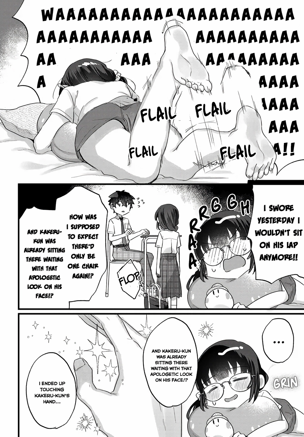 After I Let The Small And Cute Intellectual Senior Of The Literature Club Sit On My Lap, She Started Sitting There Every Day Chapter 3.2 page 11 - 