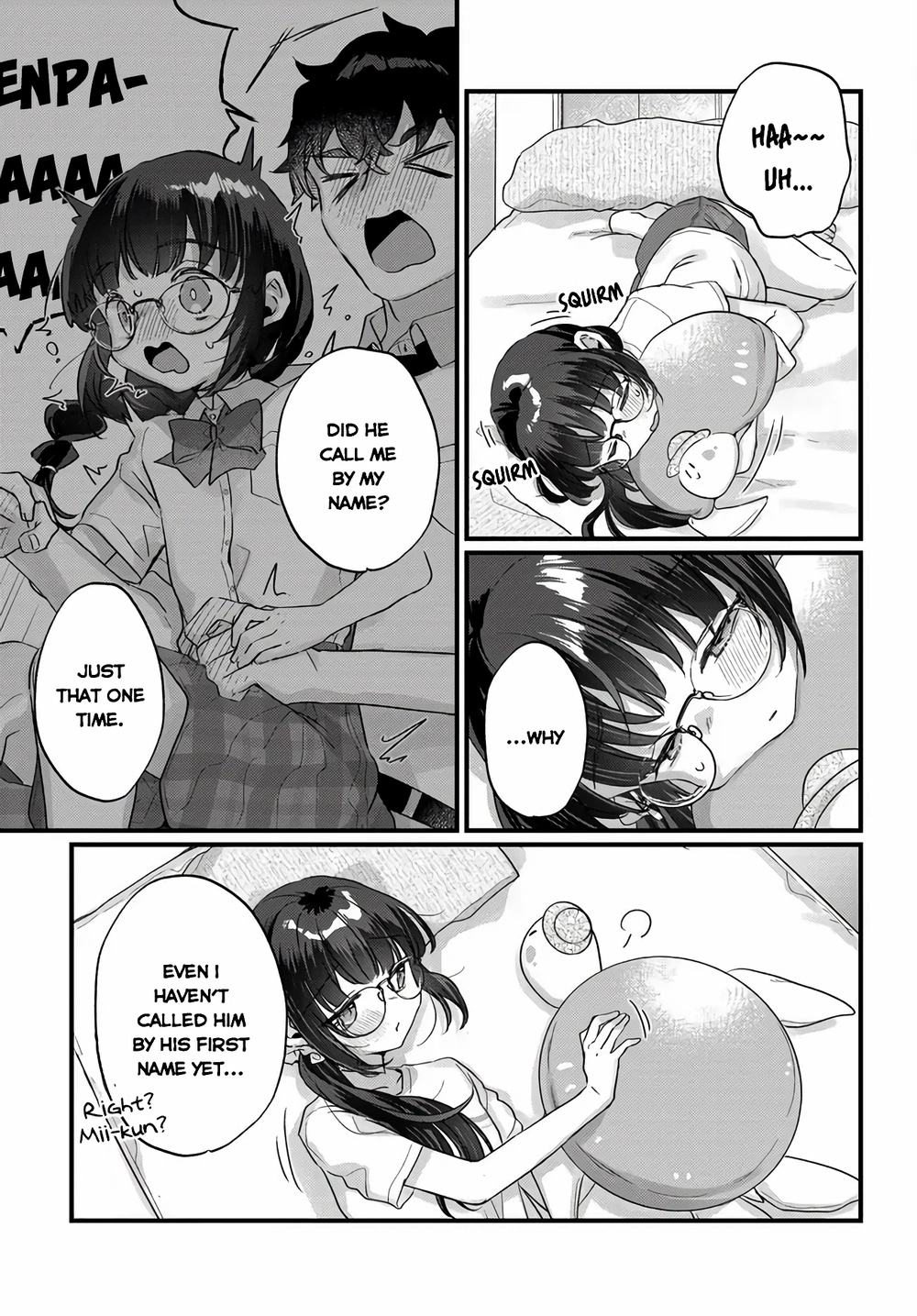 After I Let The Small And Cute Intellectual Senior Of The Literature Club Sit On My Lap, She Started Sitting There Every Day Chapter 3.2 page 12 - 