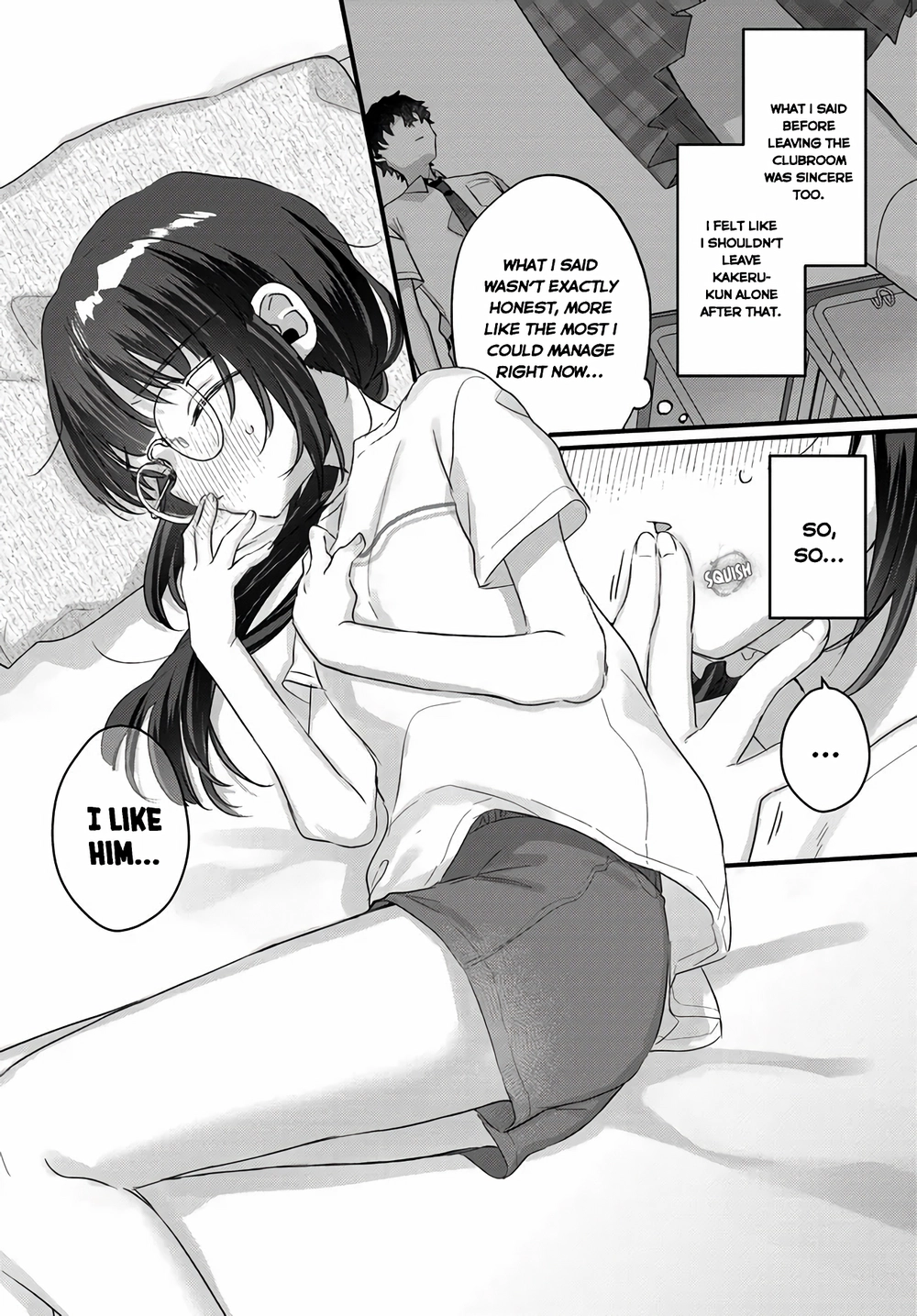 After I Let The Small And Cute Intellectual Senior Of The Literature Club Sit On My Lap, She Started Sitting There Every Day Chapter 3.2 page 14 - 