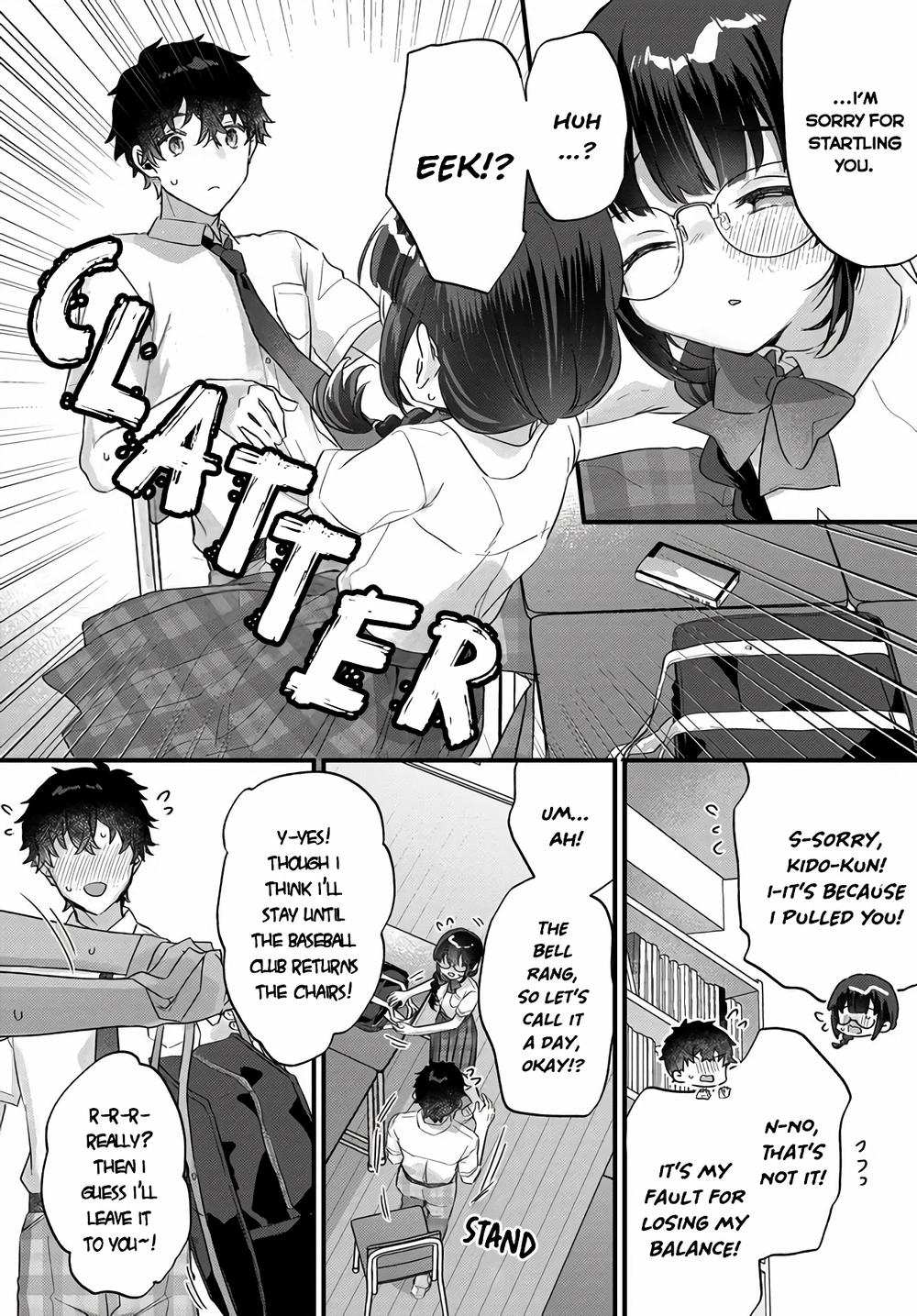 After I Let The Small And Cute Intellectual Senior Of The Literature Club Sit On My Lap, She Started Sitting There Every Day Chapter 3.2 page 7 - 