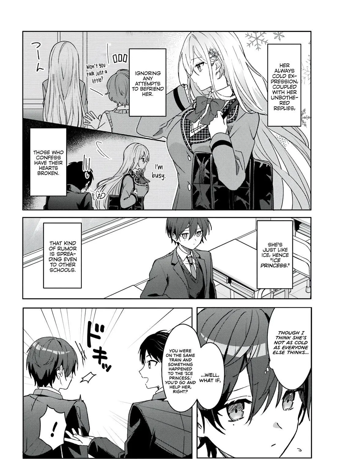 After I Save The Ice Princess From Another School From a Mol*ster, We Started as Friends Chapter 1.1 page 23 - 