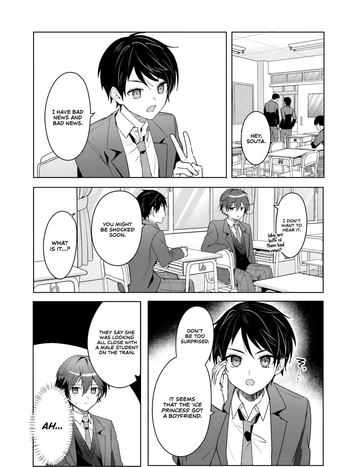 After I Save The Ice Princess From Another School From a Mol*ster, We Started as Friends Chapter 4.1 page 1 - 