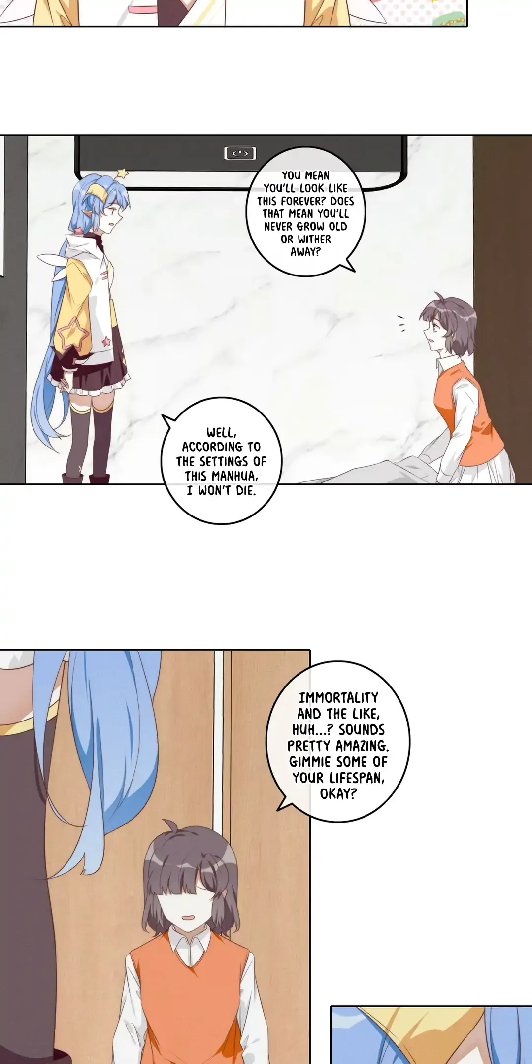 After Making a Wish, a Shooting Star Descended and Became a Spirit Chapter 3.1 page 3 - 