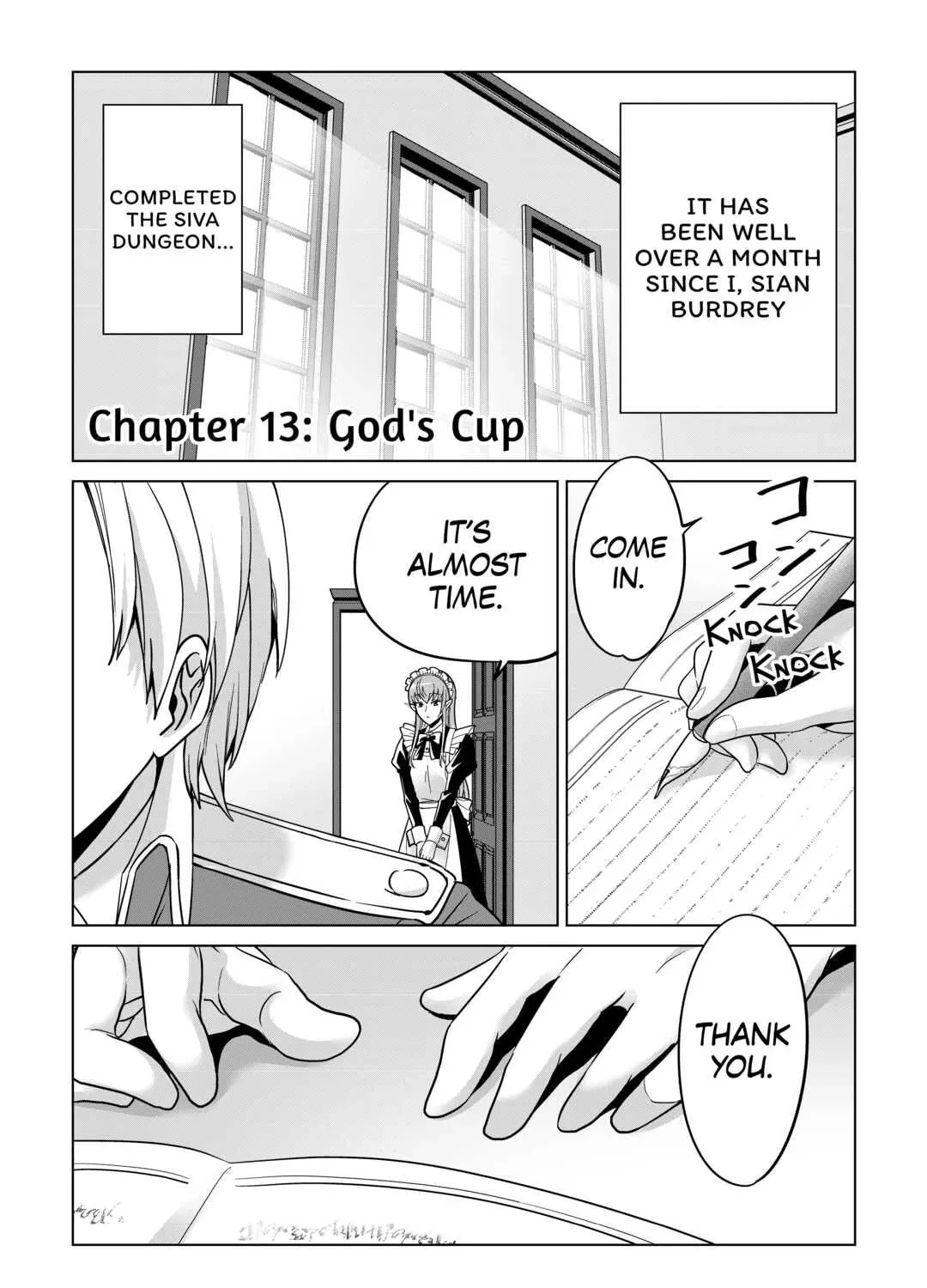 After Receiving the Sacred Item "Cup" That Can Only Produce Water, I Decided To Live Freely in Barren Land Chapter 13 page 1 - 