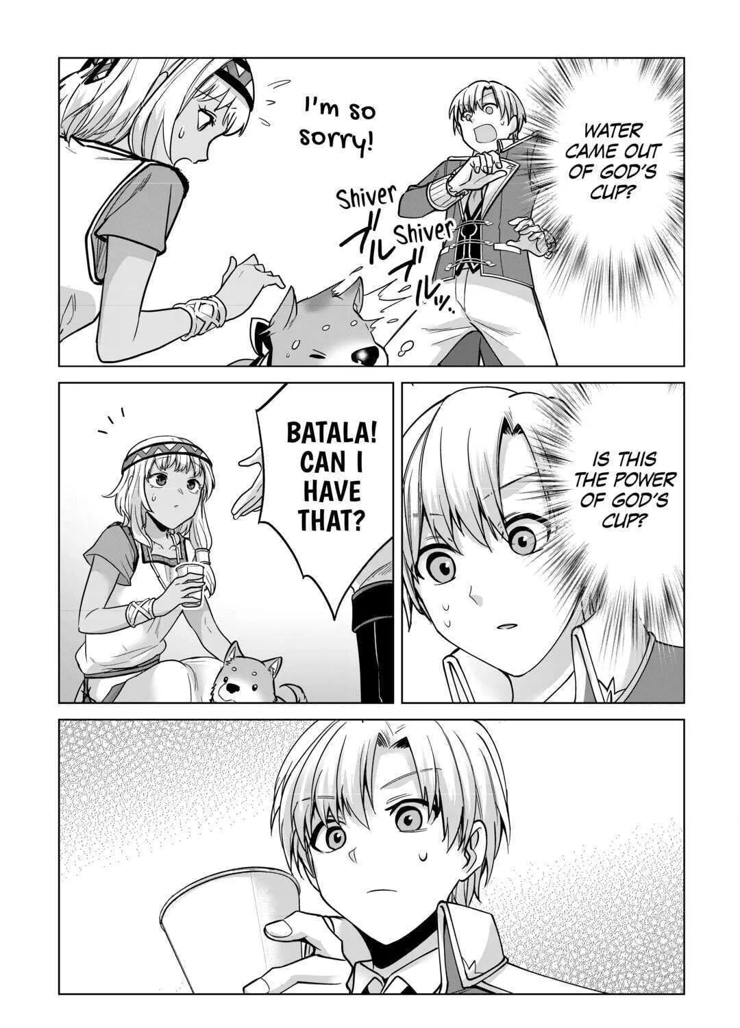 After Receiving the Sacred Item "Cup" That Can Only Produce Water, I Decided To Live Freely in Barren Land Chapter 13 page 37 - 