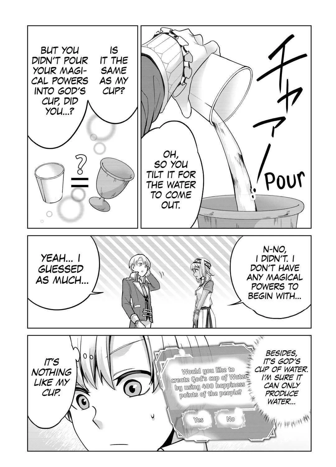 After Receiving the Sacred Item "Cup" That Can Only Produce Water, I Decided To Live Freely in Barren Land Chapter 13 page 39 - 