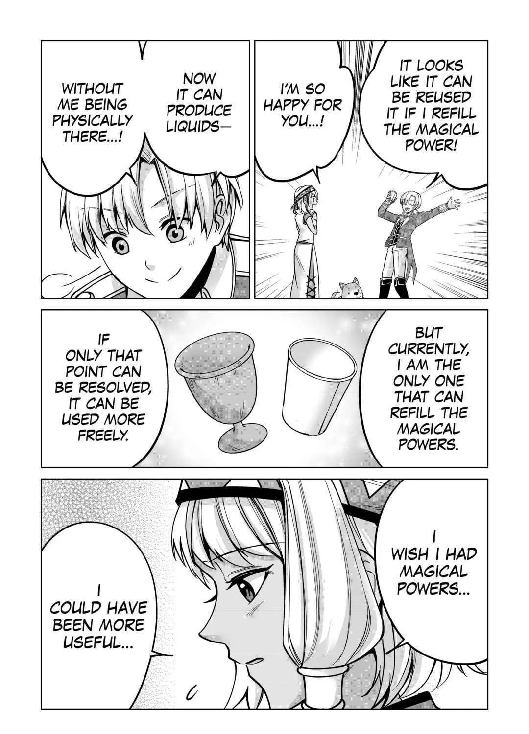 After Receiving the Sacred Item "Cup" That Can Only Produce Water, I Decided To Live Freely in Barren Land Chapter 13 page 49 - 