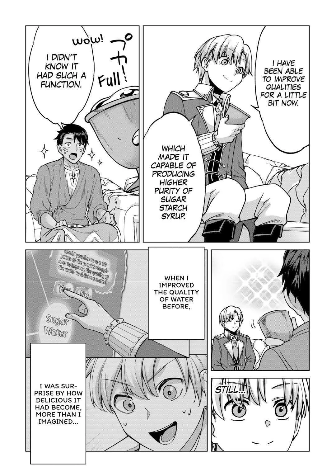 After Receiving the Sacred Item "Cup" That Can Only Produce Water, I Decided To Live Freely in Barren Land Chapter 13 page 7 - 