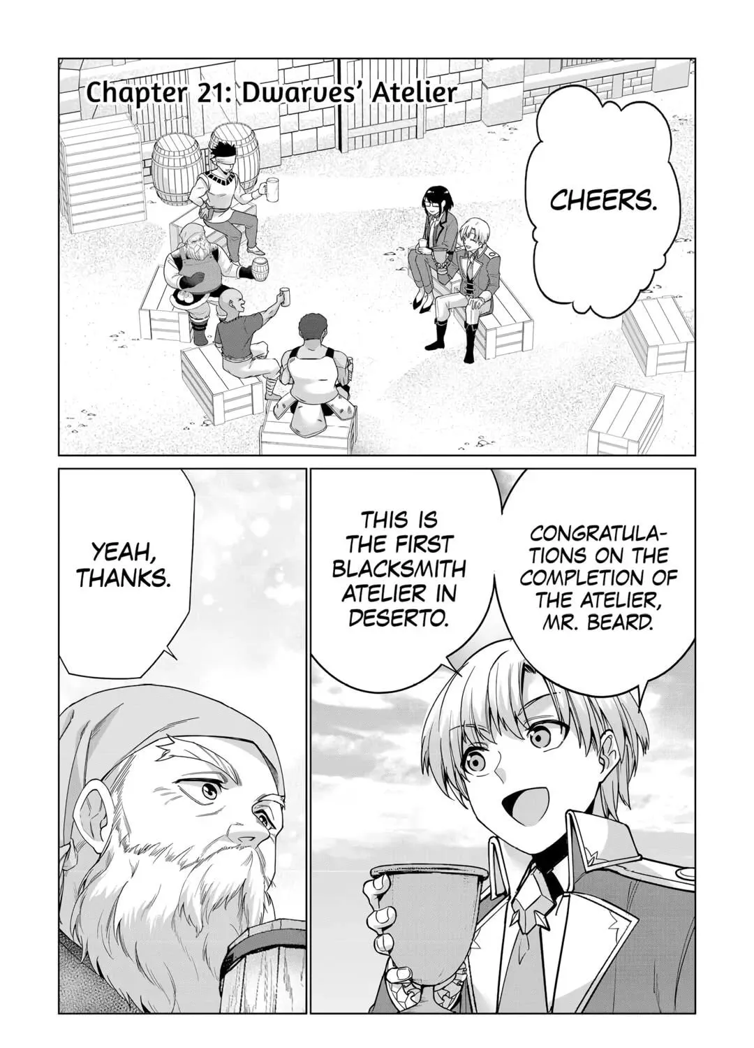 After Receiving the Sacred Item "Cup" That Can Only Produce Water, I Decided To Live Freely in Barren Land Chapter 21 page 1 - 