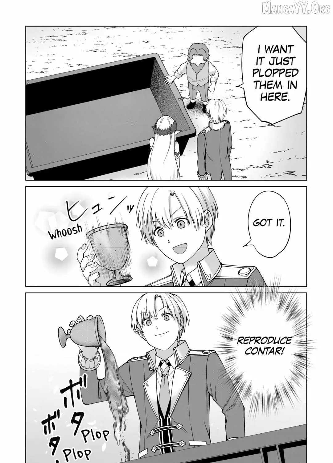 After Receiving the Sacred Item "Cup" That Can Only Produce Water, I Decided To Live Freely in Barren Land Chapter 35 page 30 - 