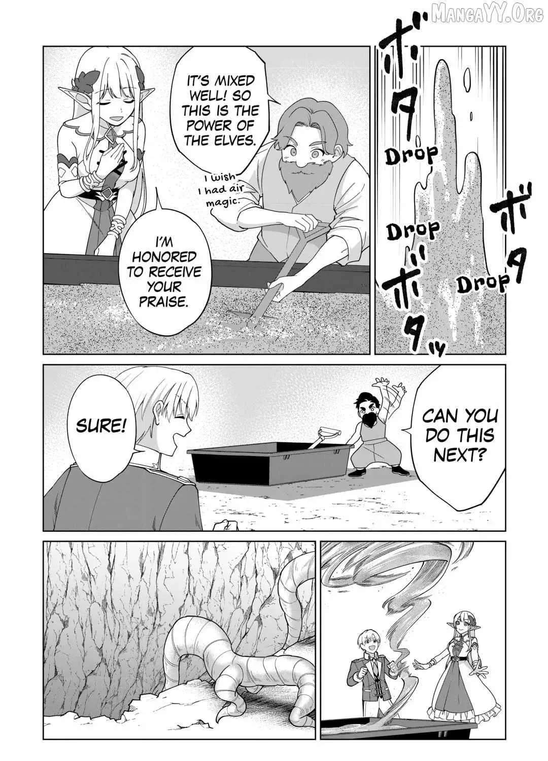 After Receiving the Sacred Item "Cup" That Can Only Produce Water, I Decided To Live Freely in Barren Land Chapter 35 page 36 - 