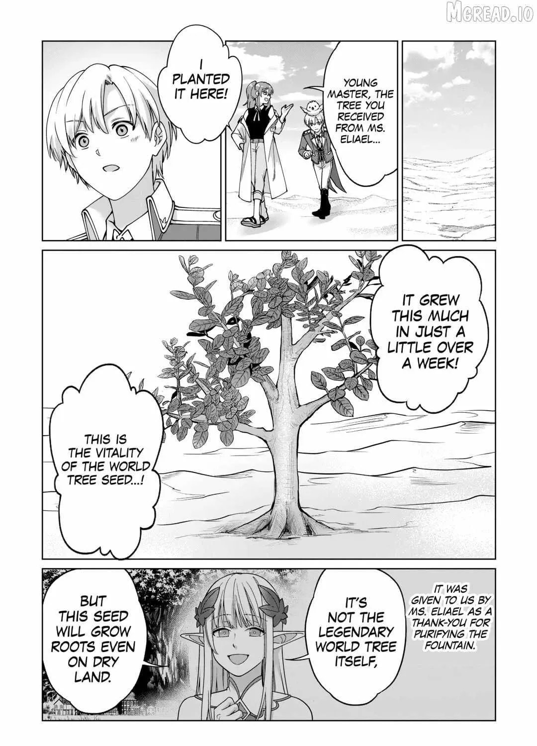 After Receiving the Sacred Item "Cup" That Can Only Produce Water, I Decided To Live Freely in Barren Land Chapter 37 page 35 - 