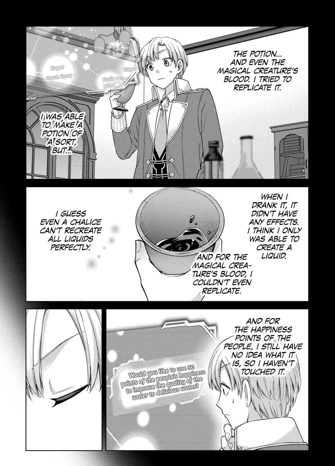 After Receiving the Sacred Item "Cup" That Can Only Produce Water, I Decided To Live Freely in Barren Land Chapter 7 page 33 - 