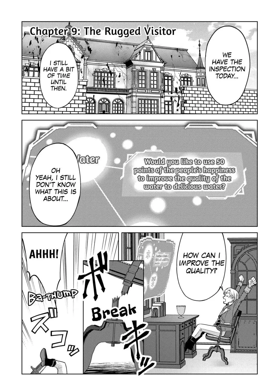 After Receiving the Sacred Item "Cup" That Can Only Produce Water, I Decided To Live Freely in Barren Land Chapter 9 page 1 - 