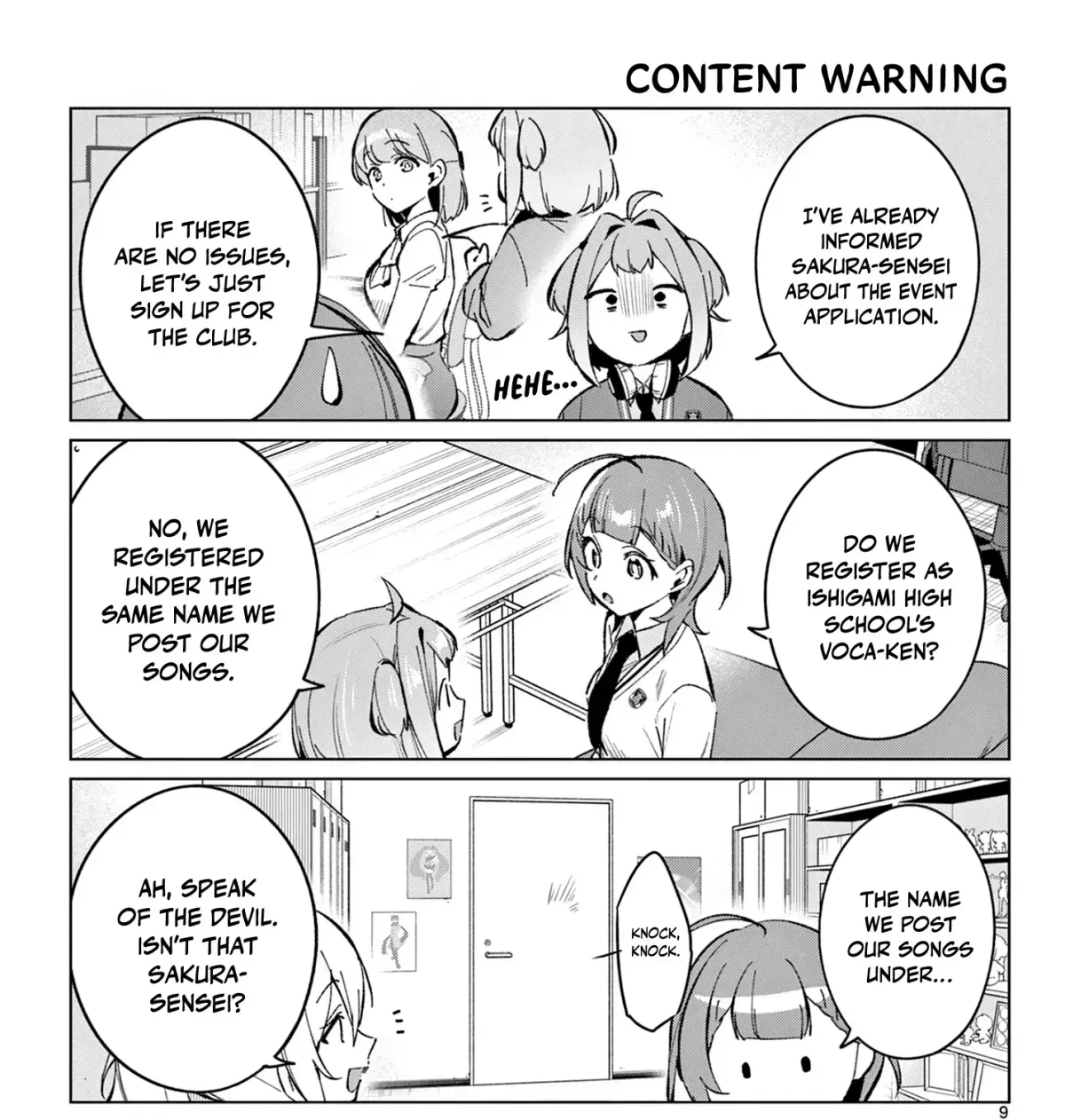 After-school at the Vocaloid Research Club Chapter 1.4 page 19 - 