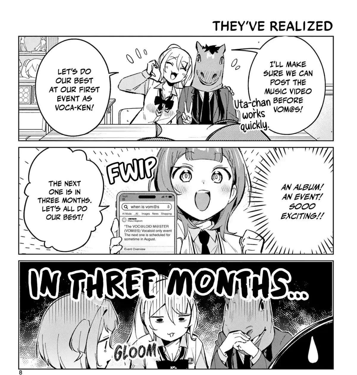 After-school at the Vocaloid Research Club Chapter 1.7 page 17 - 