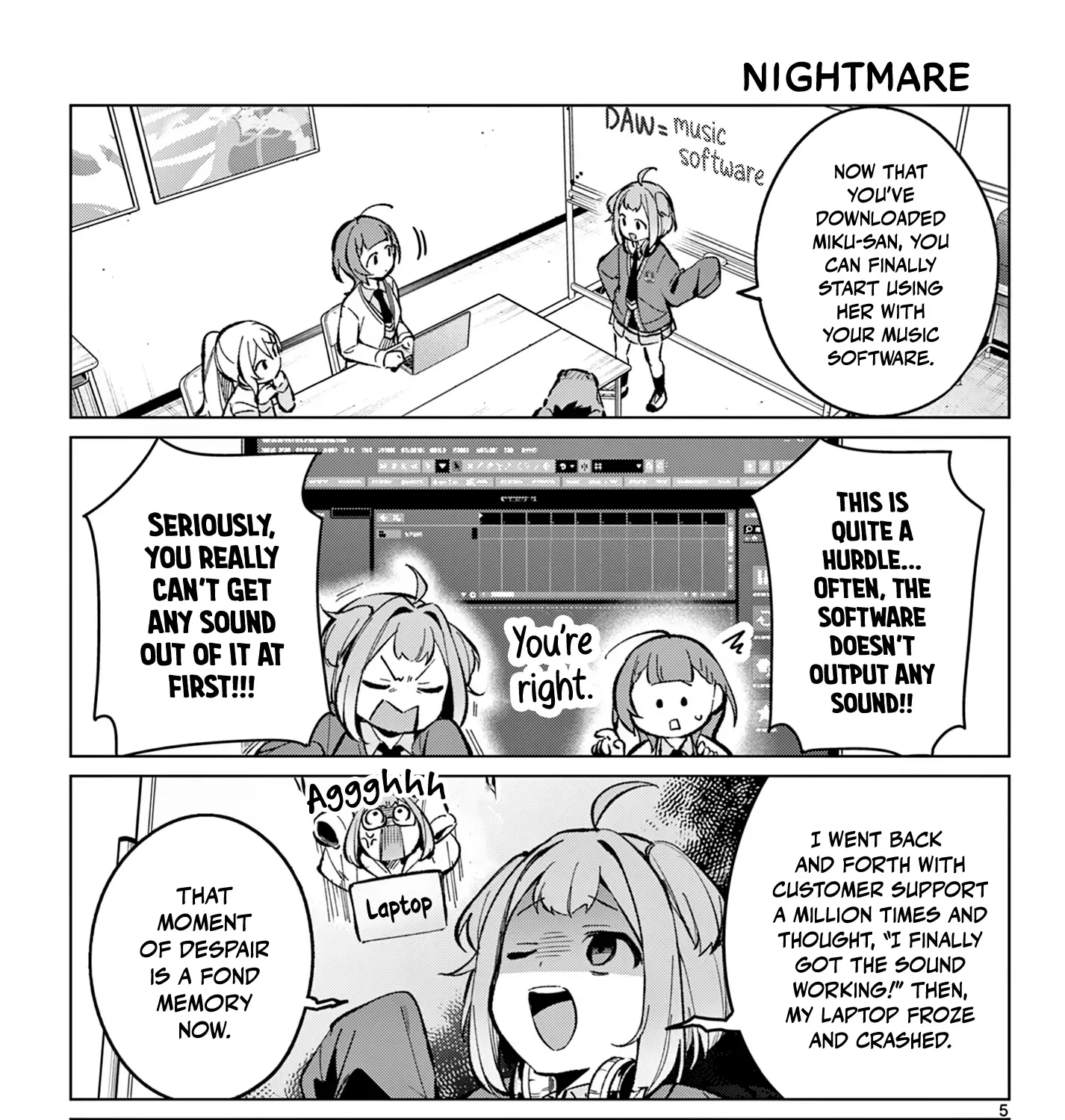After-school at the Vocaloid Research Club Chapter 11 page 11 - 