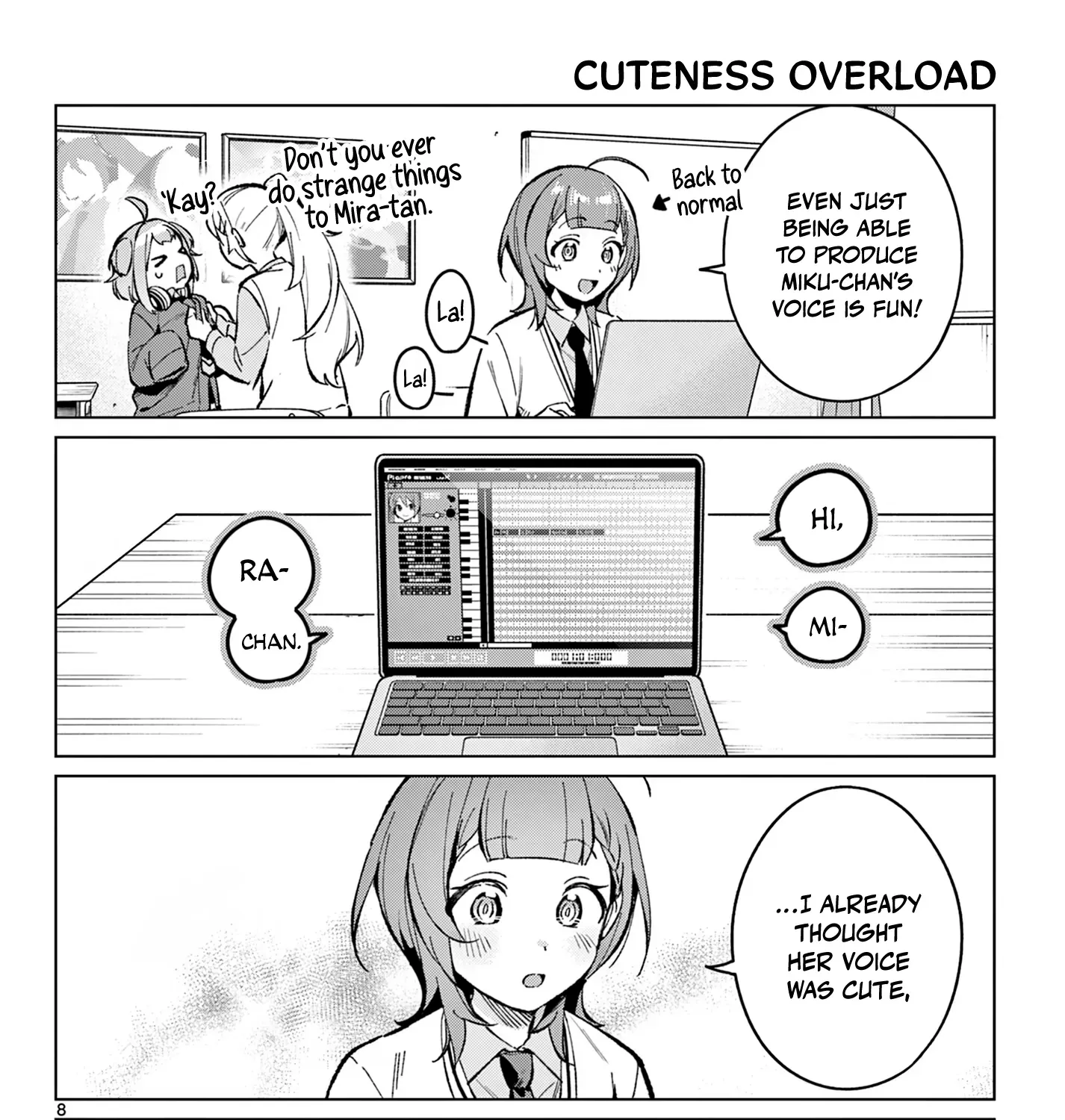 After-school at the Vocaloid Research Club Chapter 11 page 17 - 