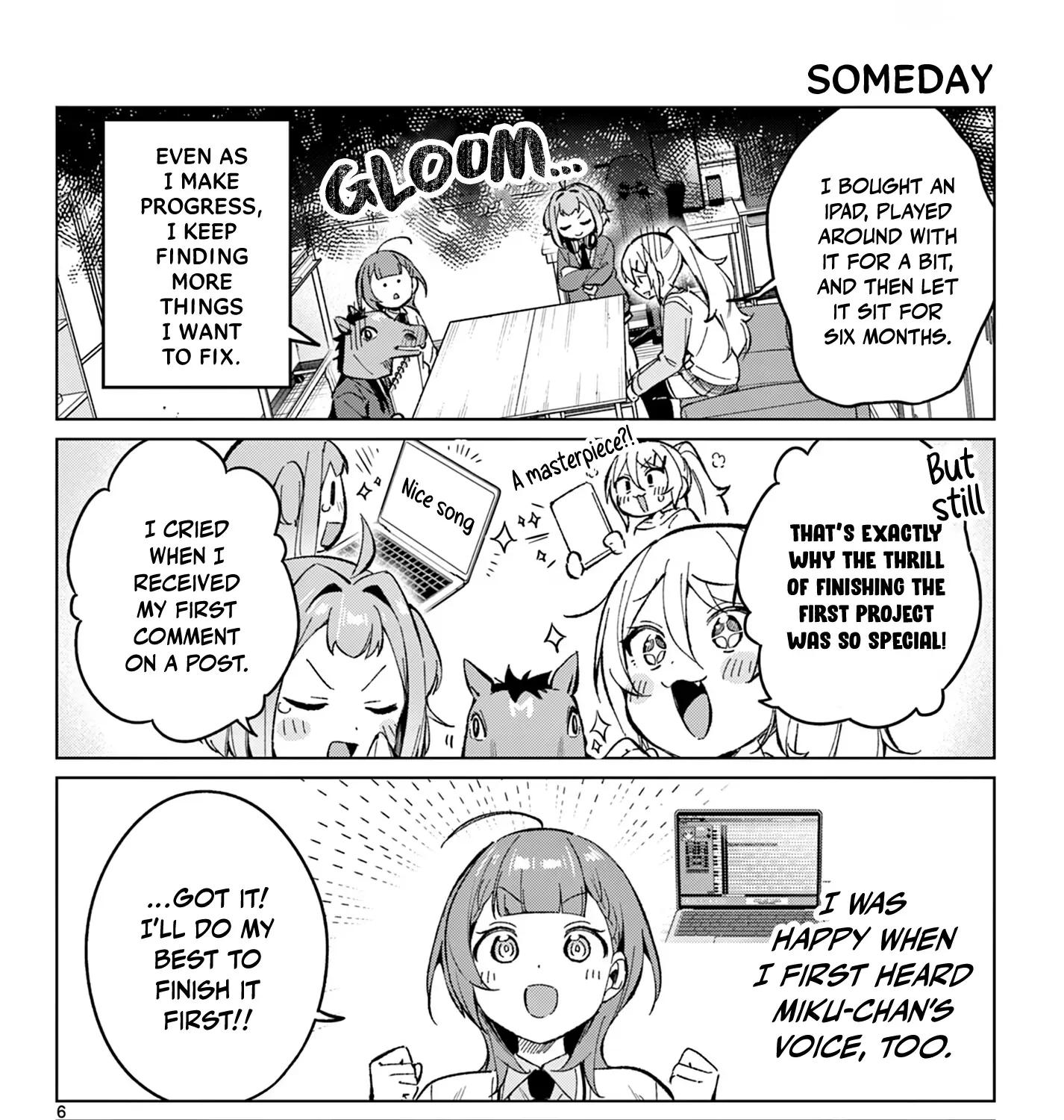 After-school at the Vocaloid Research Club Chapter 13 page 13 - 