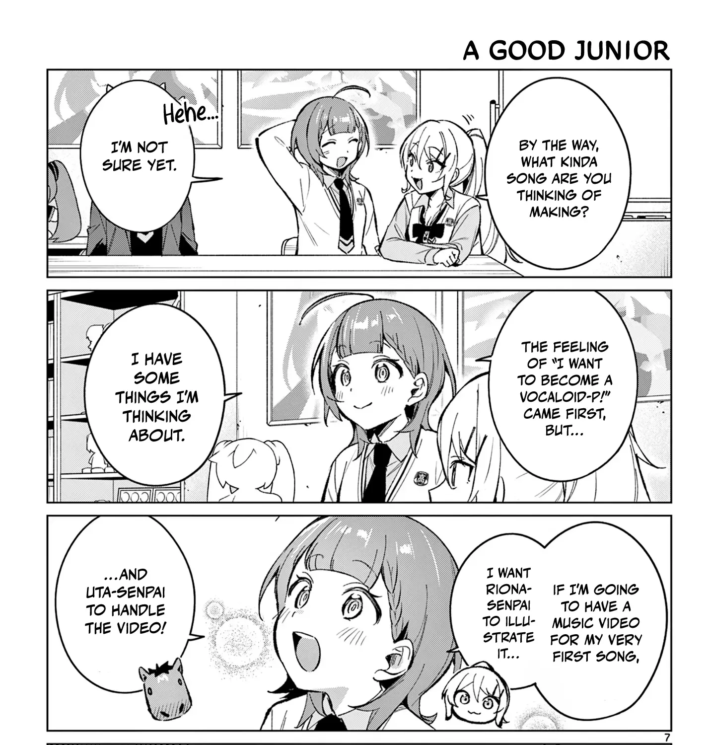 After-school at the Vocaloid Research Club Chapter 13 page 15 - 