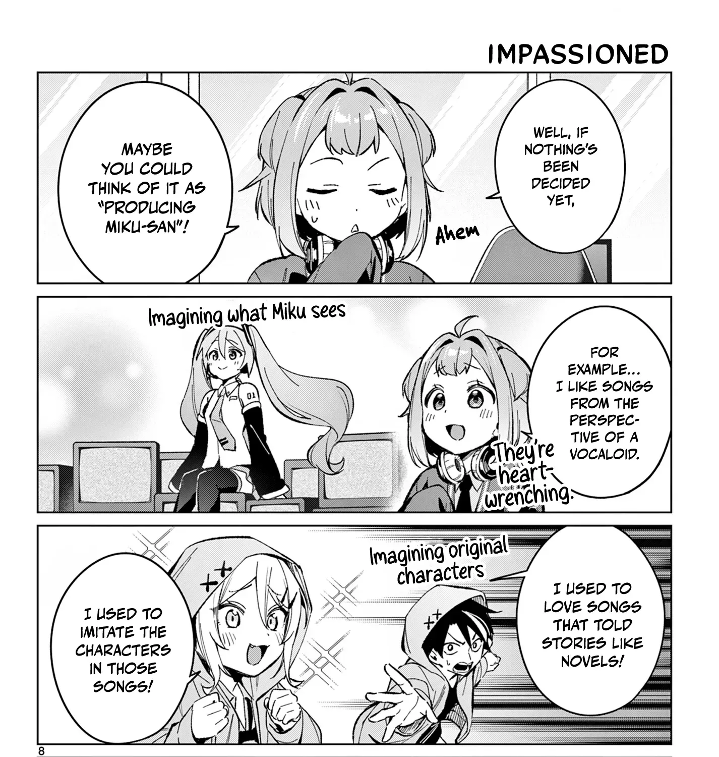 After-school at the Vocaloid Research Club Chapter 13 page 17 - 