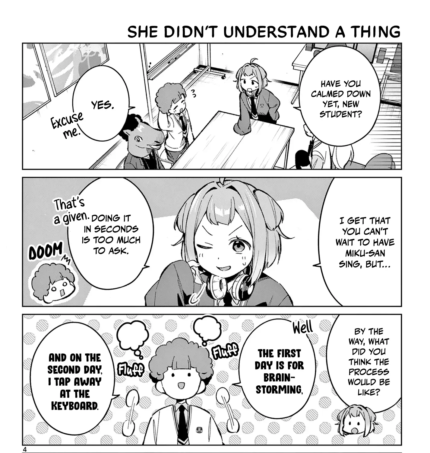 After-school at the Vocaloid Research Club Chapter 13 page 9 - 