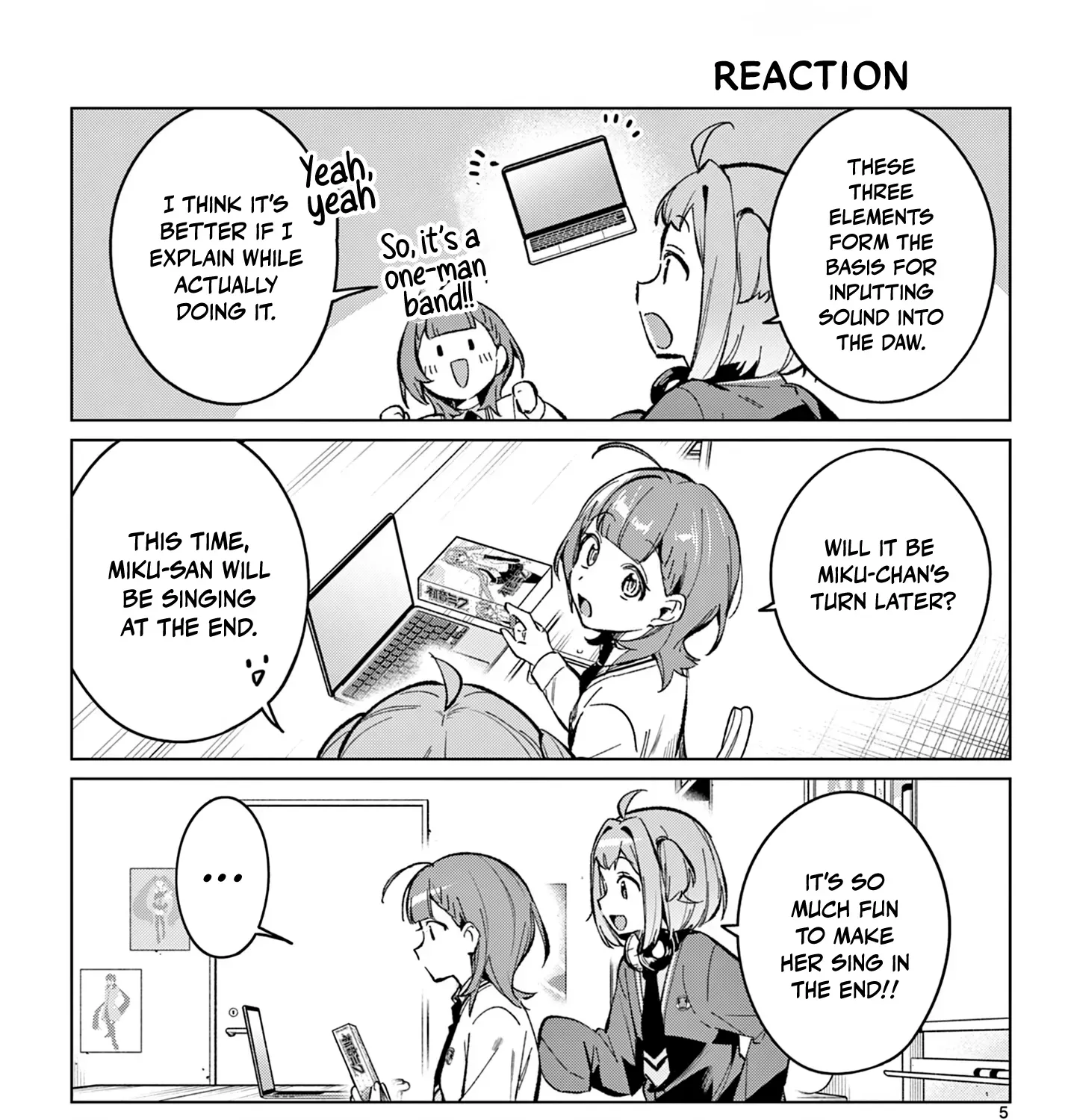 After-school at the Vocaloid Research Club Chapter 14 page 11 - 