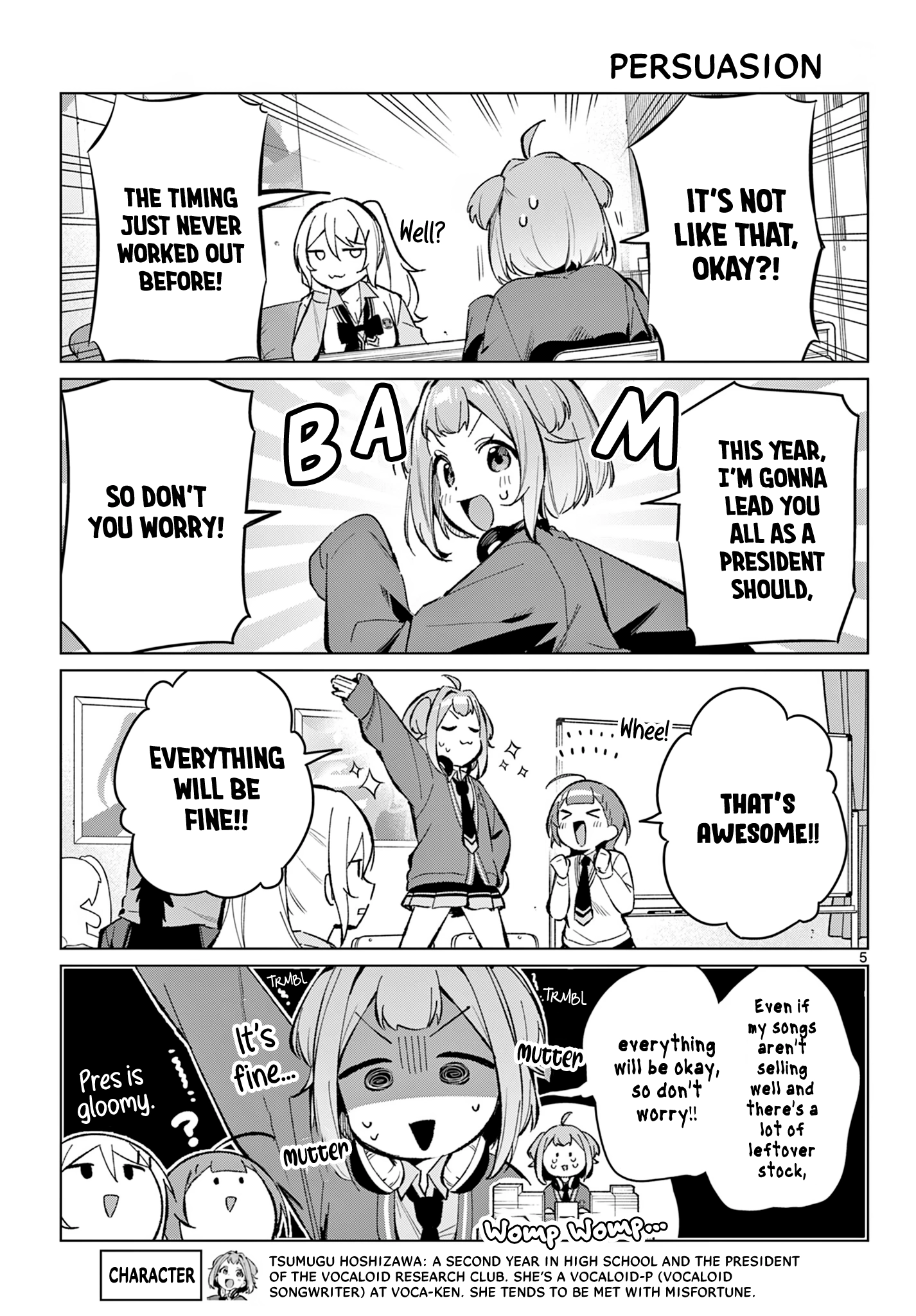After-school at the Vocaloid Research Club Chapter 17 page 6 - 