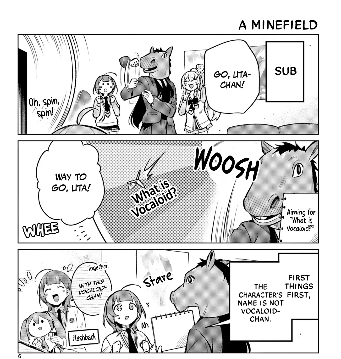 After-school at the Vocaloid Research Club Chapter 4 page 13 - 