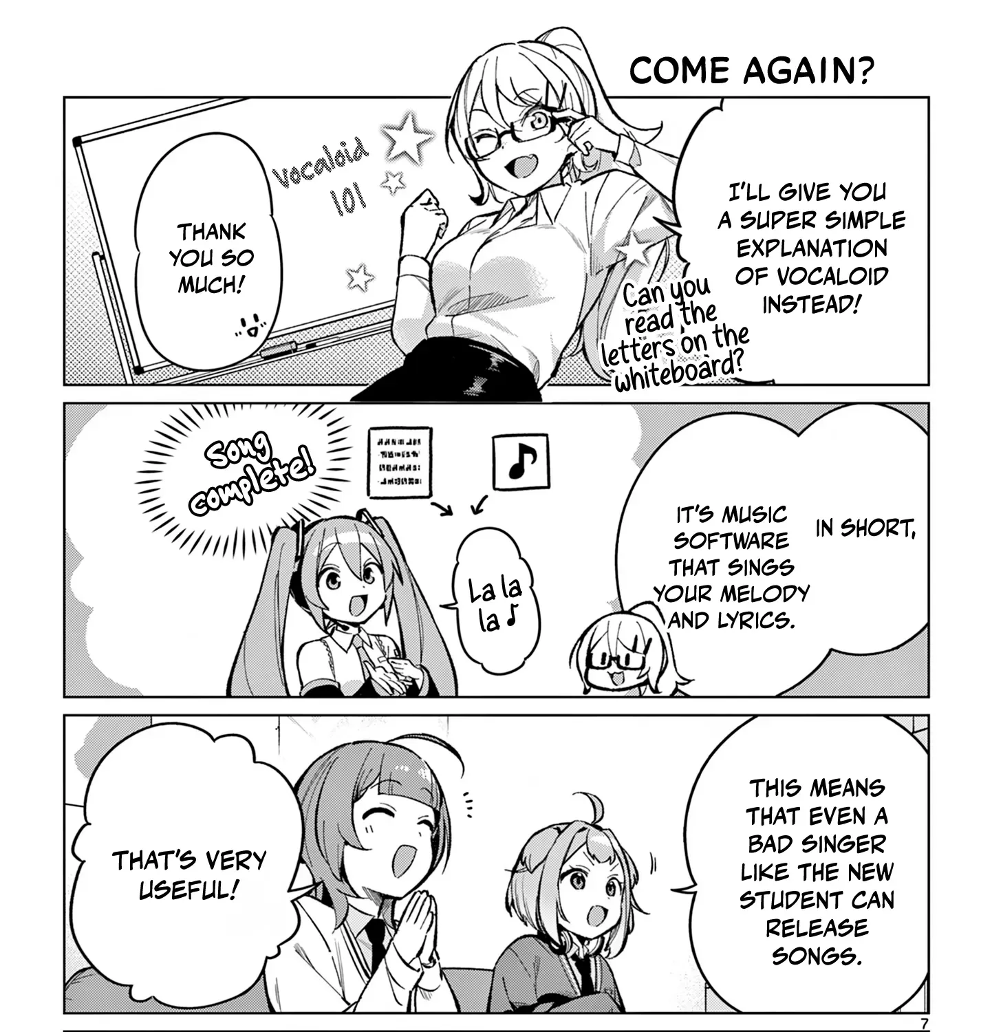After-school at the Vocaloid Research Club Chapter 4 page 15 - 